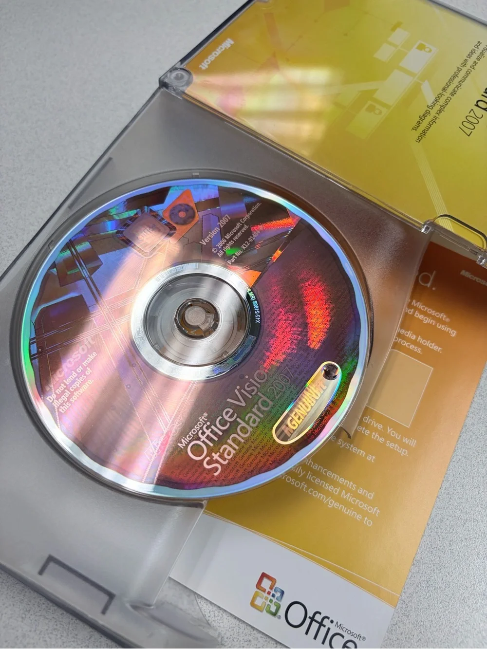 Microsoft Office Visio Standard 2007 – Original Disc & Product Key Included